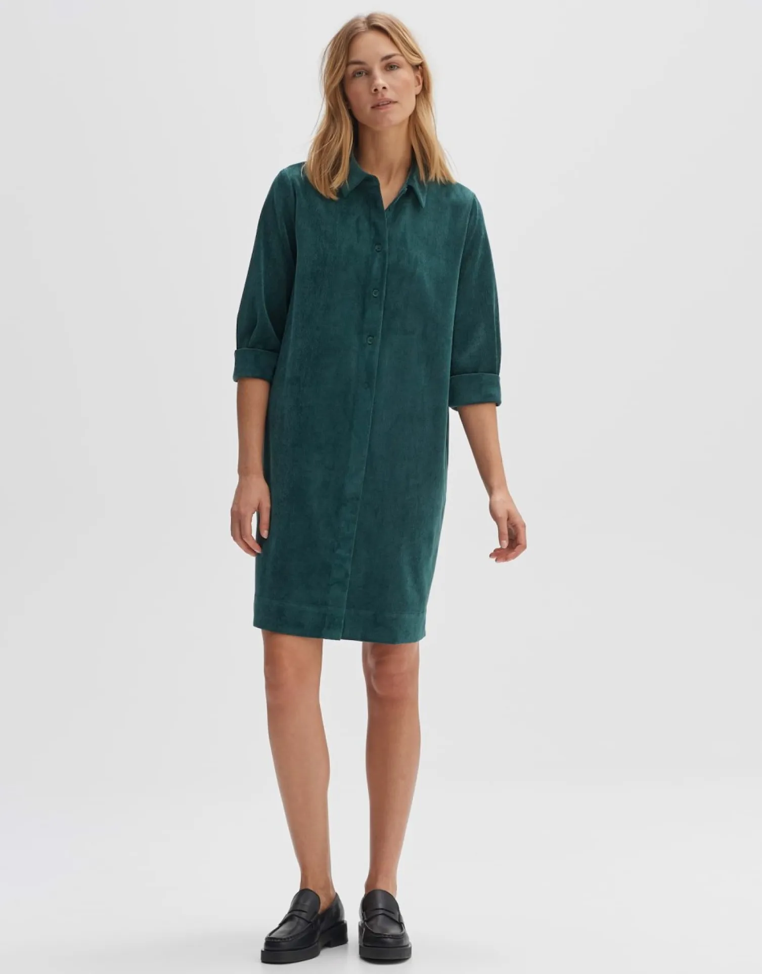 someday Fashion Jurken Rokken>Jurk Wedelia Deep Teal