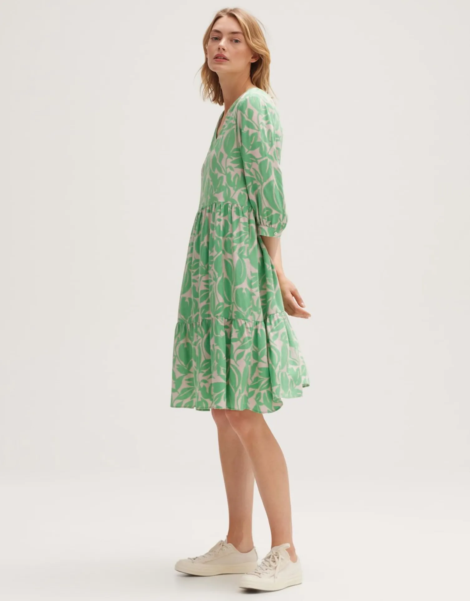 someday Fashion Jurken Rokken>Jurk Wulari Green Flash