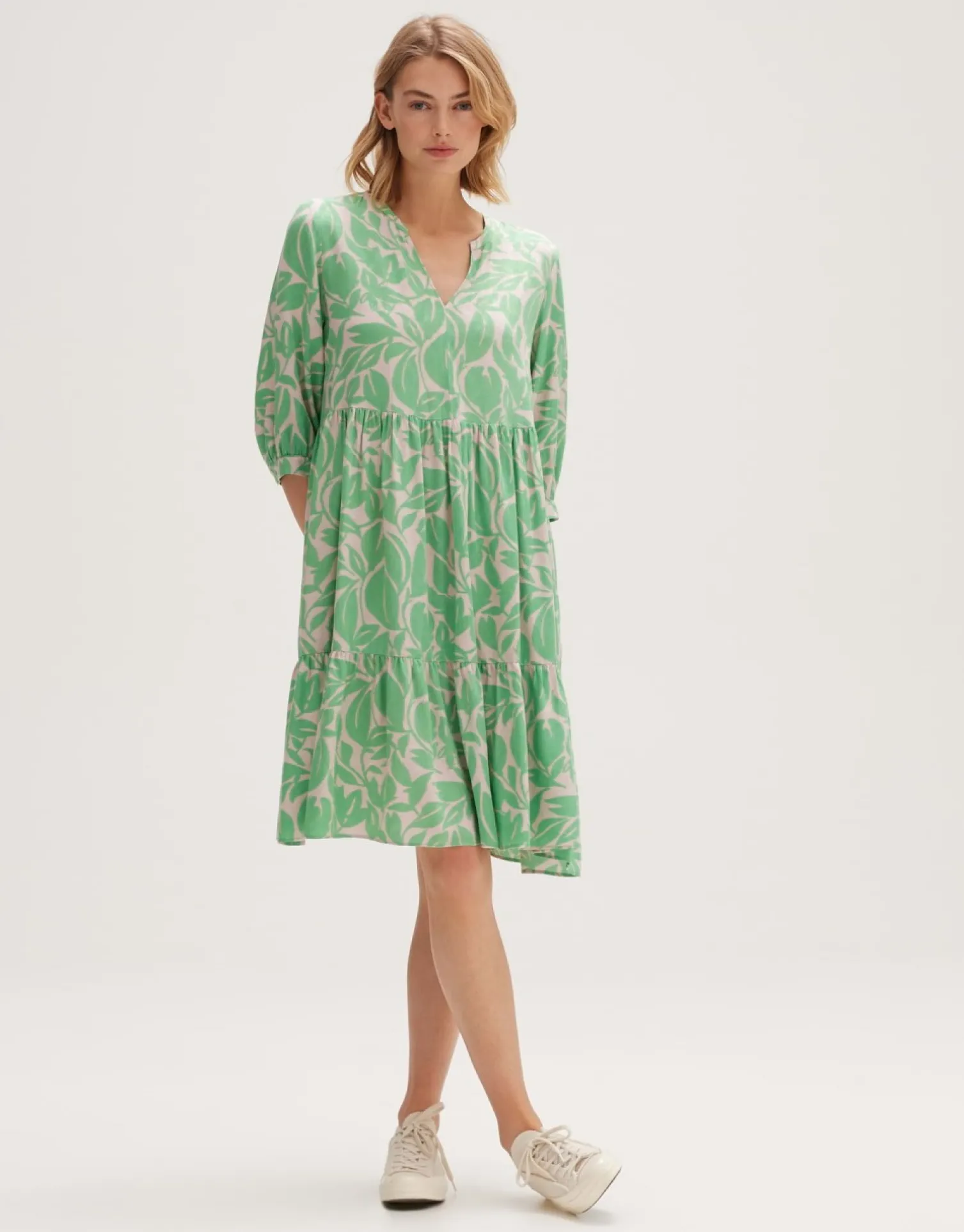 someday Fashion Jurken Rokken>Jurk Wulari Green Flash