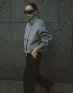 someday Fashion Outdoor>Korte Jas Varah Good Grey