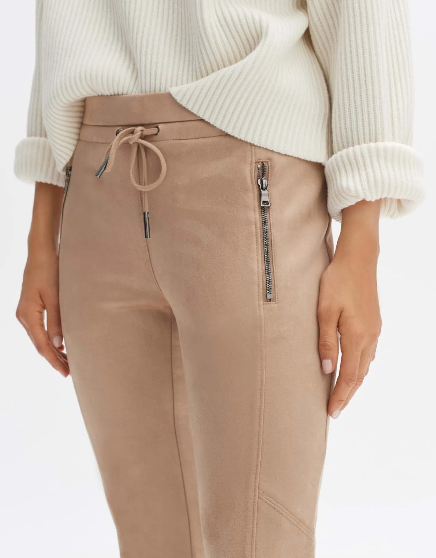 someday Fashion Broeken>Kunstleren Broek Elvina Nutmeg