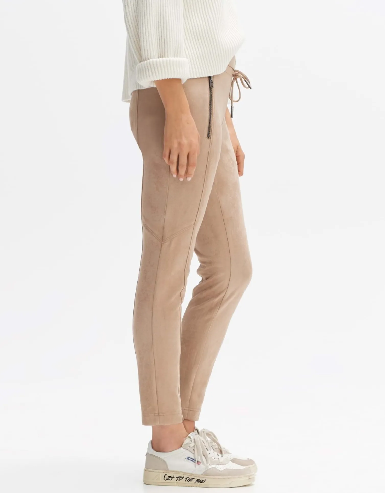 someday Fashion Broeken>Kunstleren Broek Elvina Nutmeg