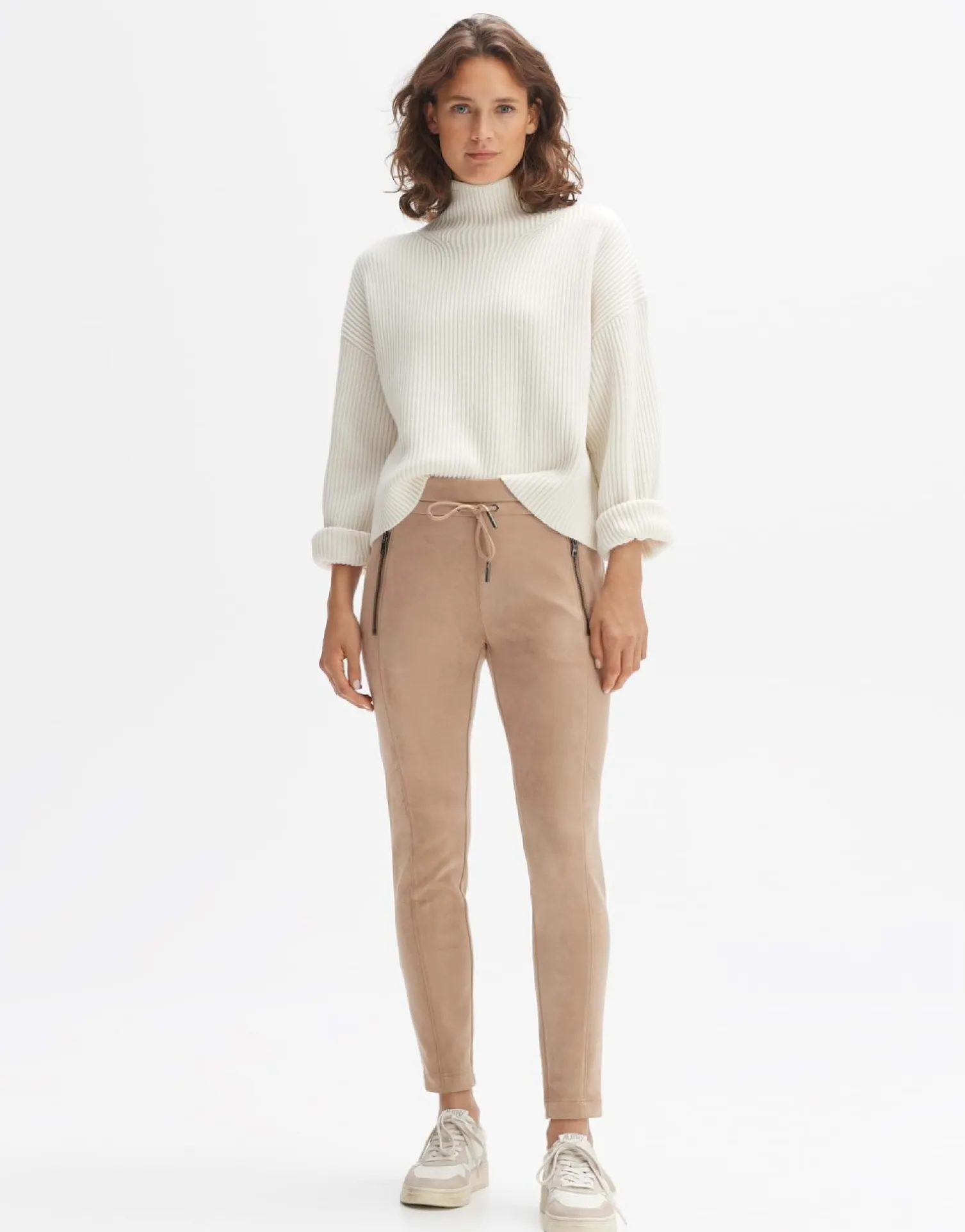 someday Fashion Broeken>Kunstleren Broek Elvina Nutmeg