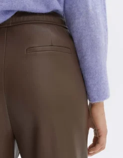 someday Fashion Broeken>Kunstleren Broek Majella Sandalwood