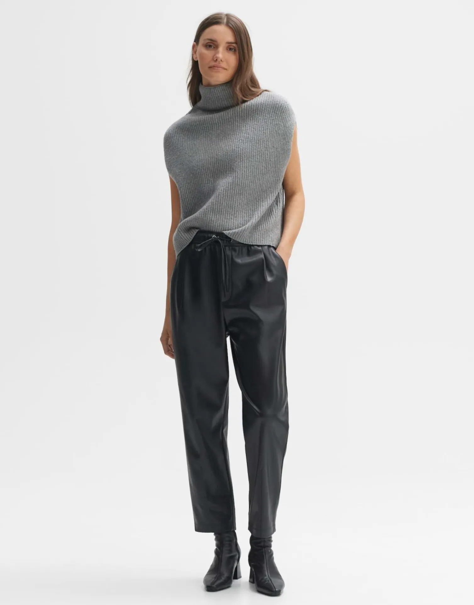 someday Fashion Broeken>Kunstleren Broek Majella Black