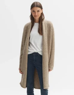 someday Fashion Gebreide Items>Lang Vest Dastina Macadamia