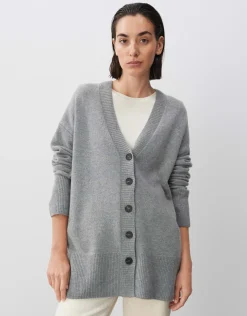 someday Fashion Gebreide Items>Lang Vest Tilisa Good Grey