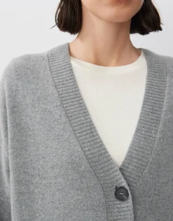 someday Fashion Gebreide Items>Lang Vest Tilisa Good Grey
