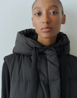 someday Fashion Blazer Vesten>Lange Bodywarmer Vestina Black