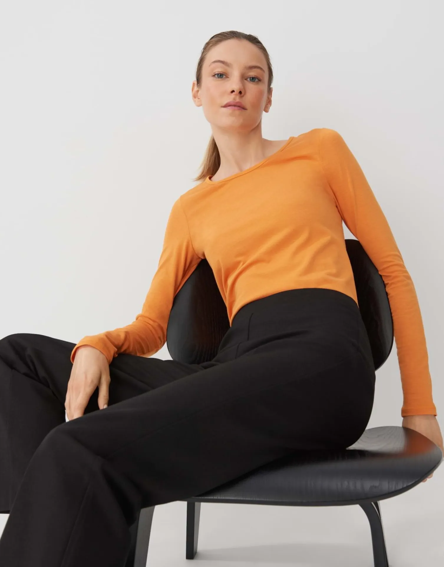 someday Fashion Shirts>Longsleeve Kalia Crush Orange