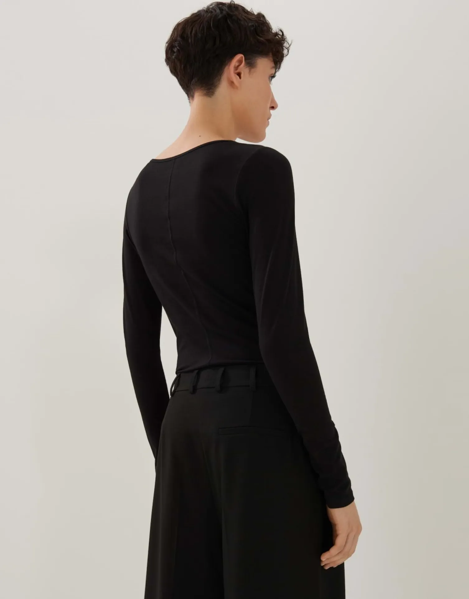 someday Fashion Shirts>Longsleeve Kalia Black