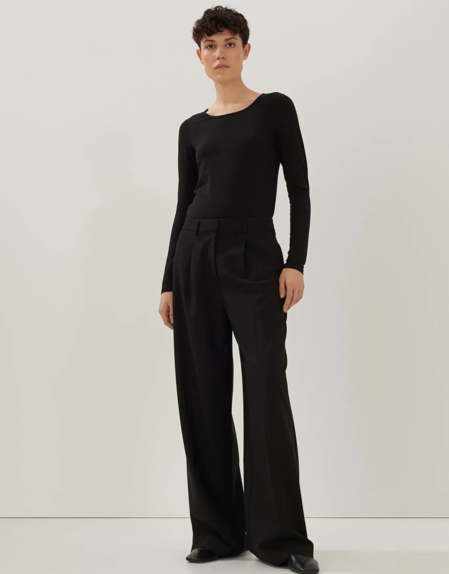 someday Fashion Shirts>Longsleeve Kalia Black