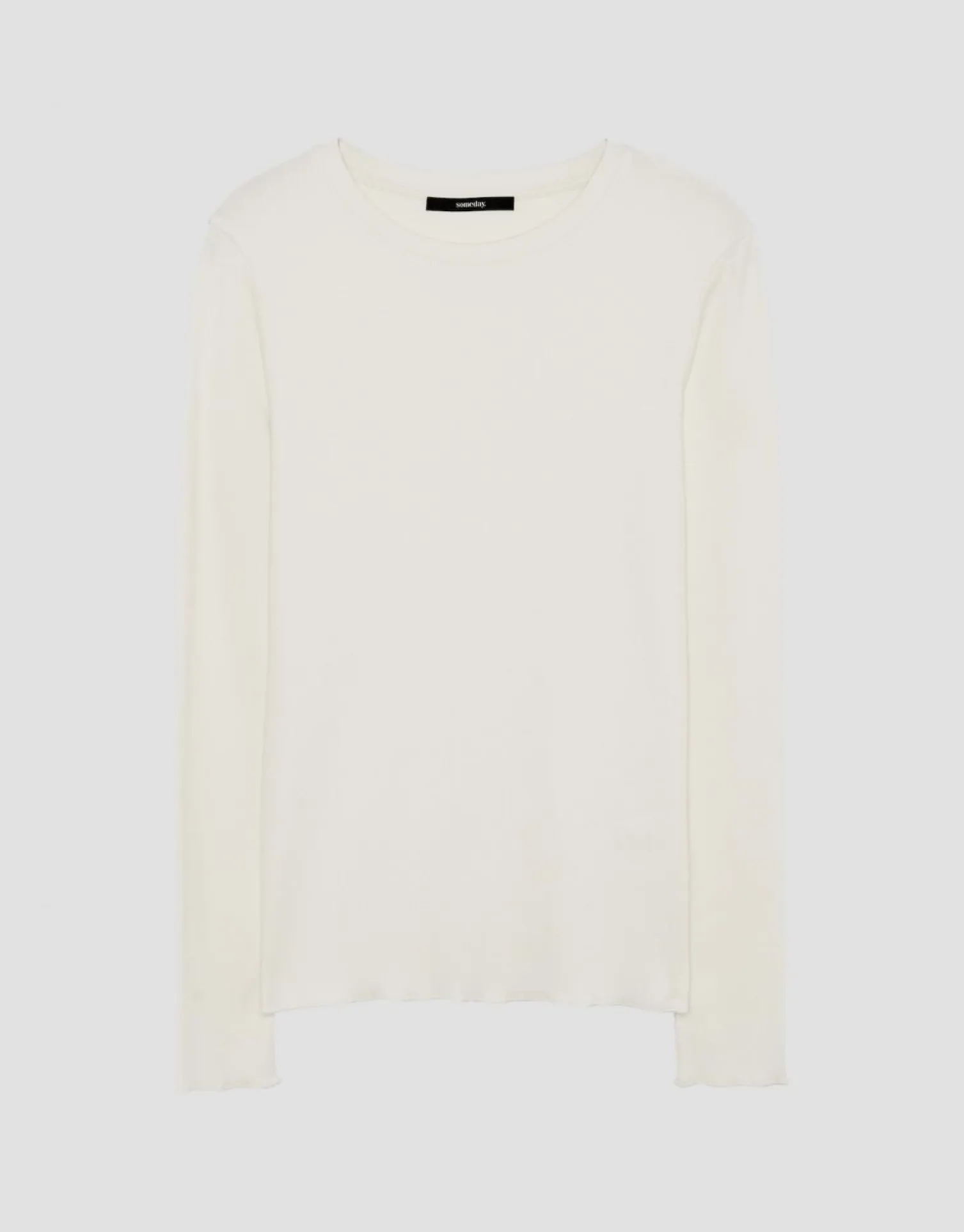someday Fashion Shirts>Longsleeve Kevy Soft Cream