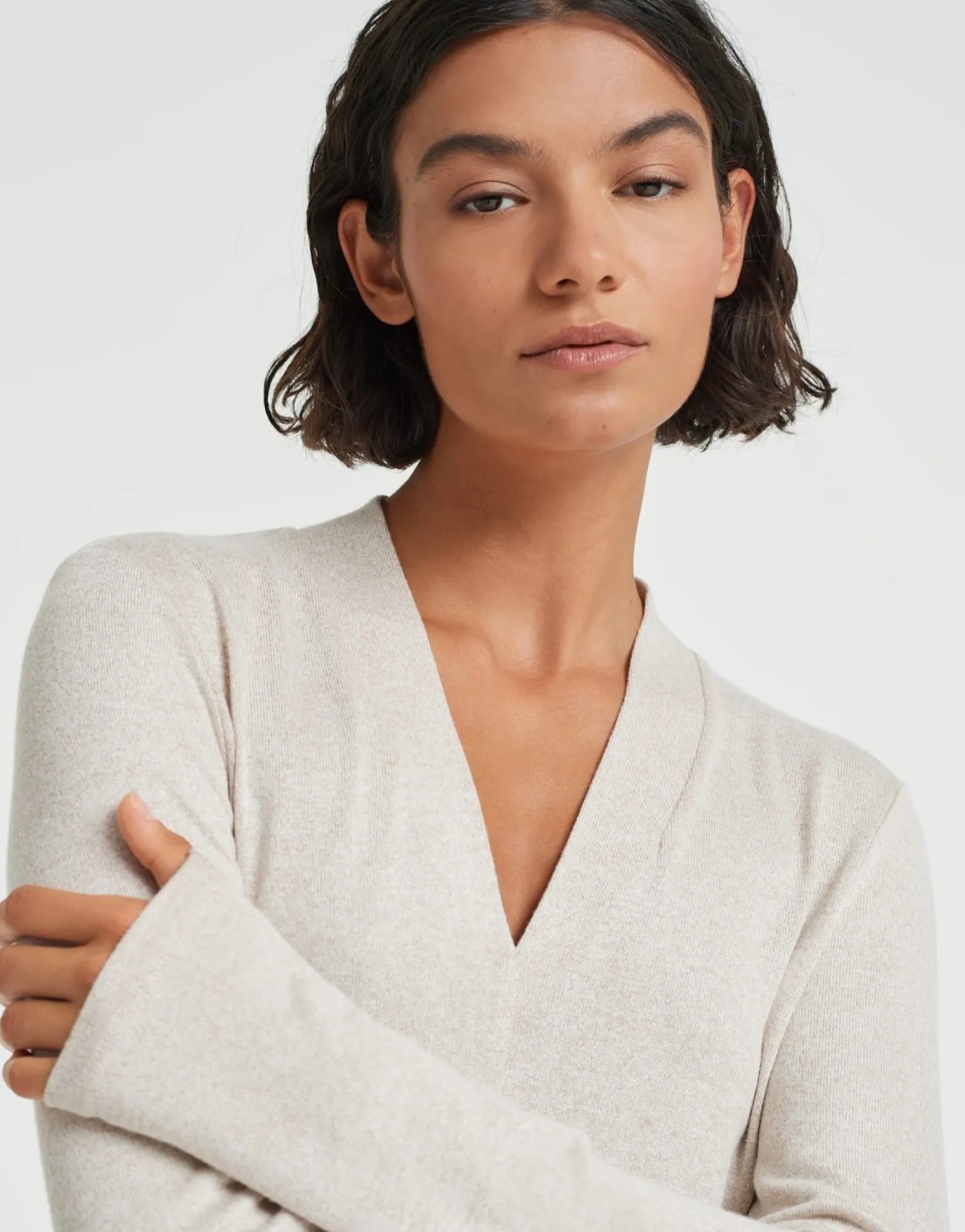 someday Fashion Shirts>Longsleeve Sabera Macadamia