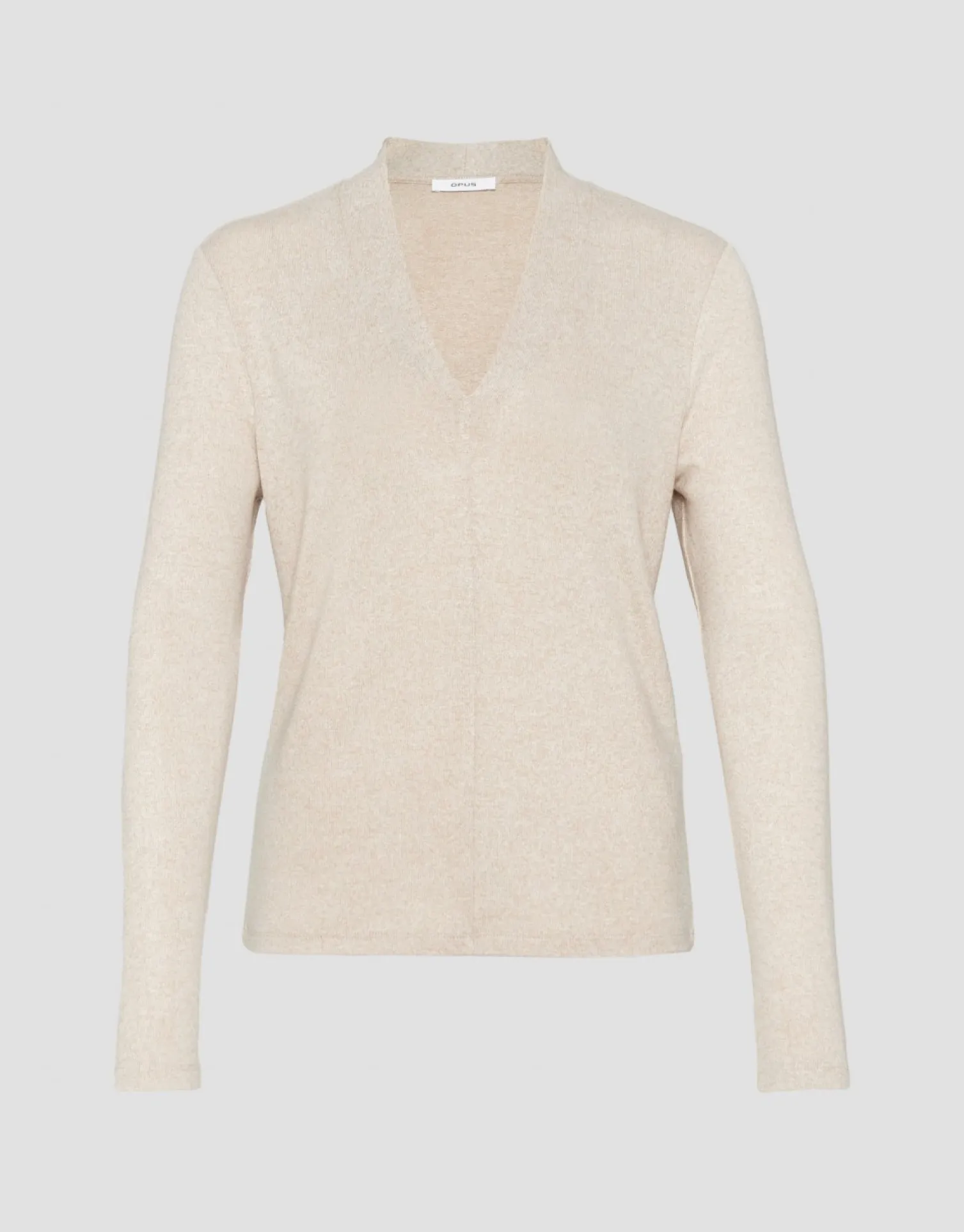 someday Fashion Shirts>Longsleeve Sabera Macadamia