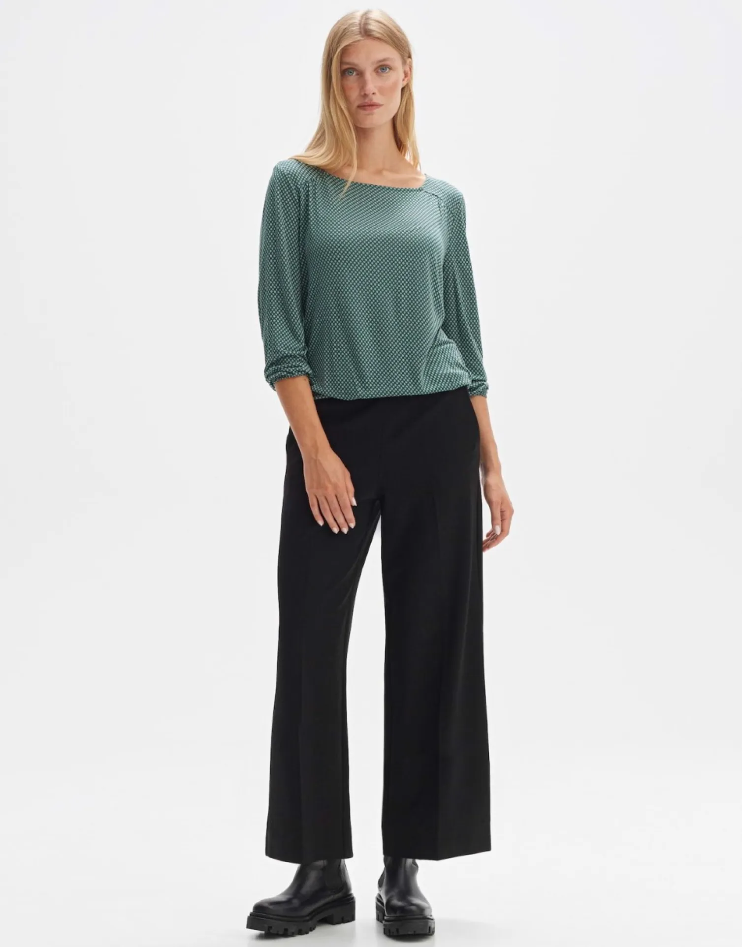 someday Fashion Shirts>Longsleeve Sandya Deep Teal