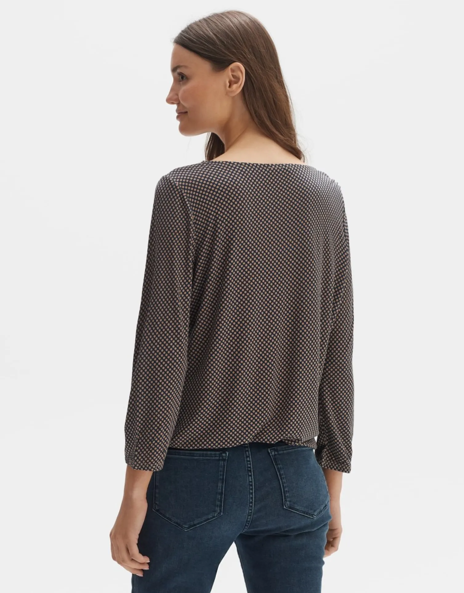 someday Fashion Shirts>Longsleeve Sandya Nutmeg
