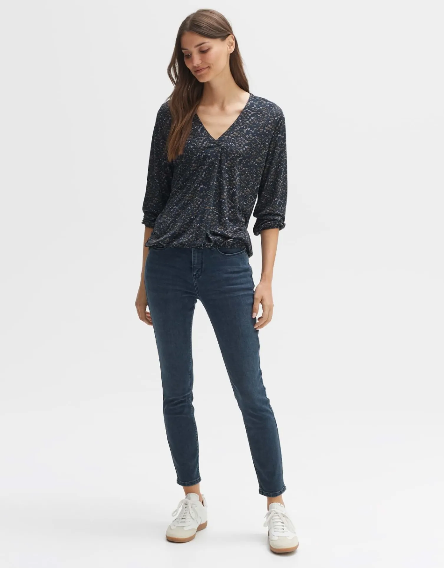 someday Fashion Shirts>Longsleeve Sannah Splendid Coal Blue