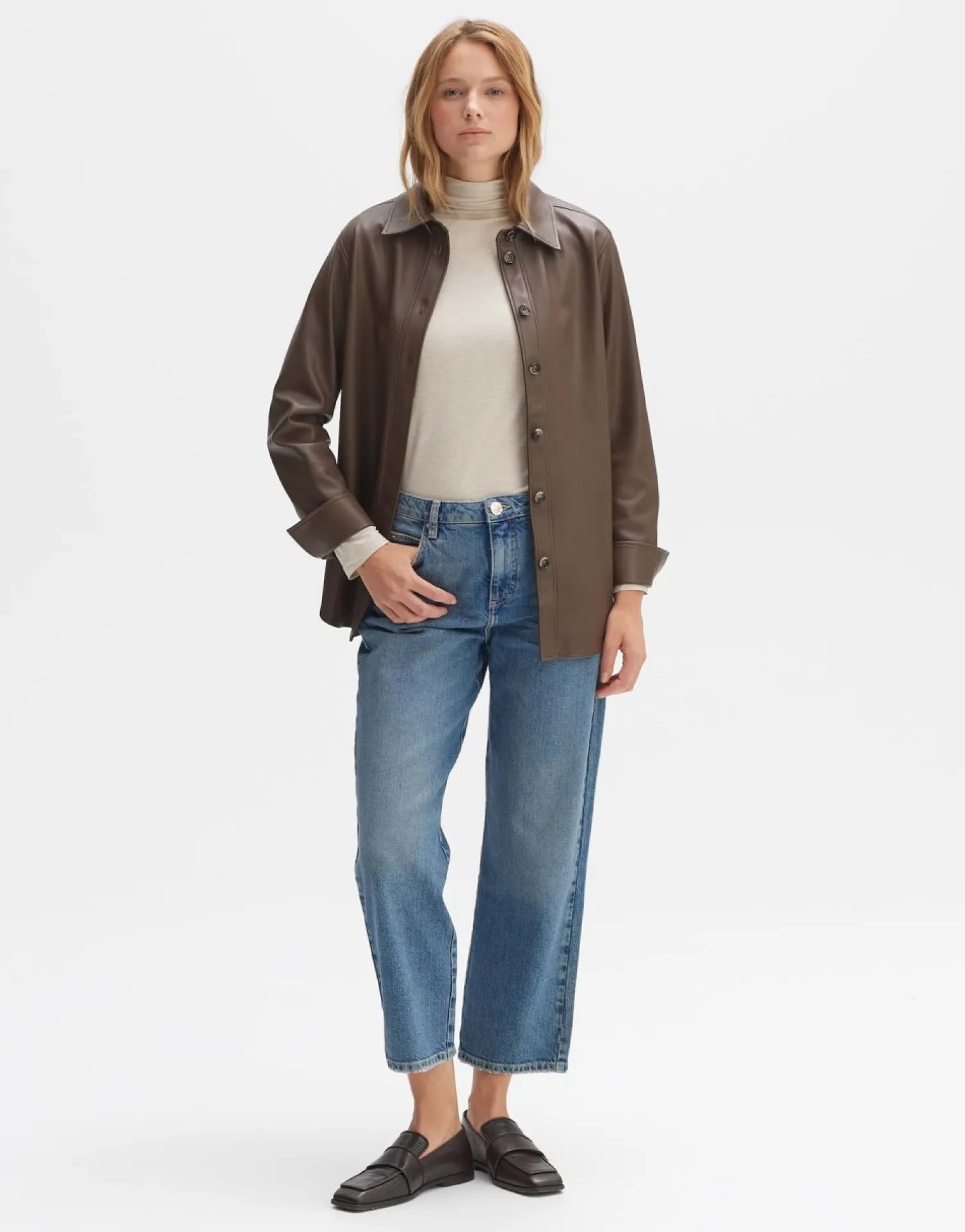 someday Fashion Shirts>Longsleeve Sayar Macadamia