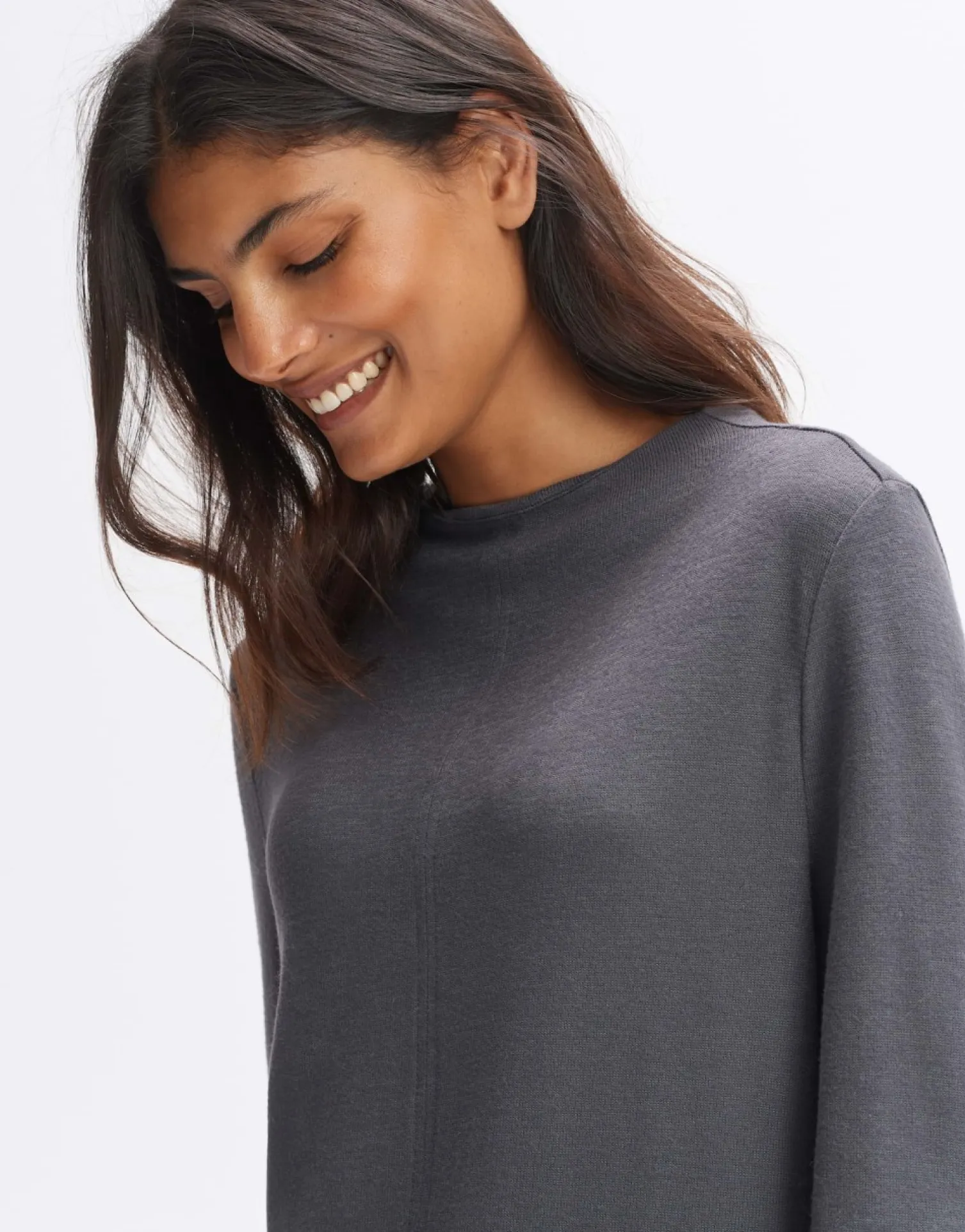 someday Fashion Shirts>Longsleeve Sergina Graphite Glaze