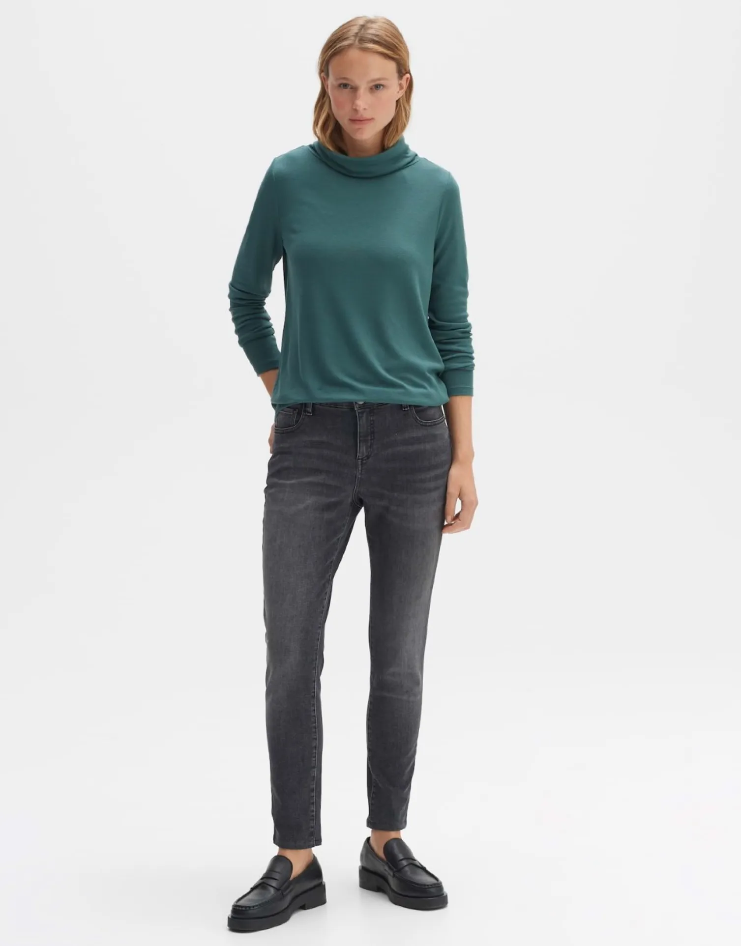 someday Fashion Shirts>Longsleeve Seshine Deep Teal
