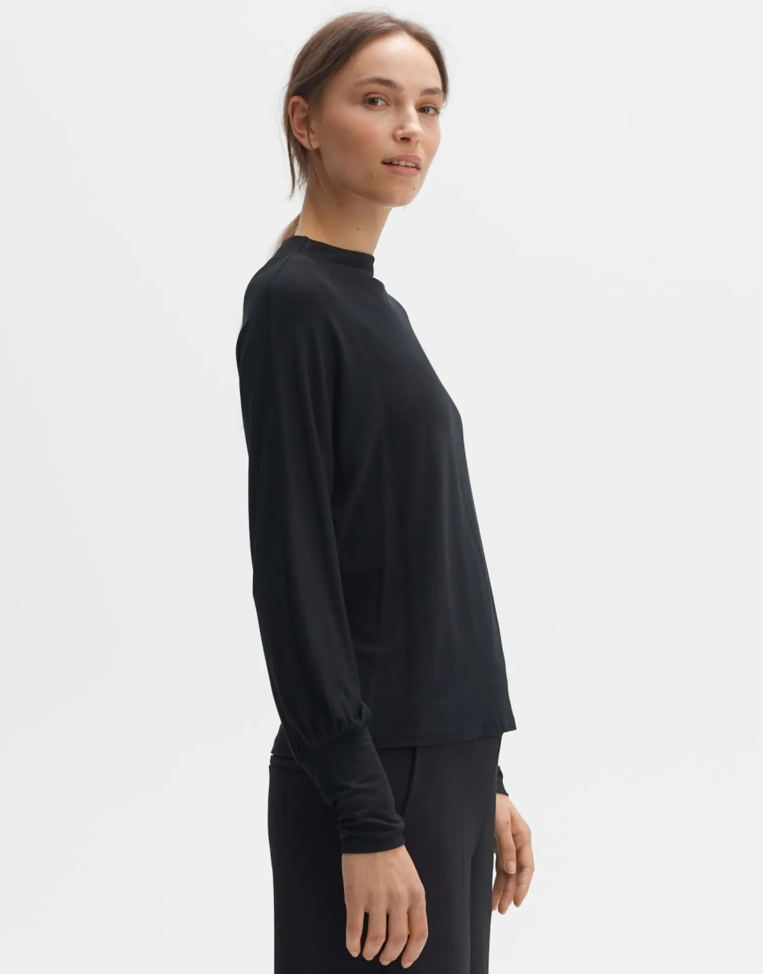 someday Fashion Shirts>Longsleeve Smaja Black