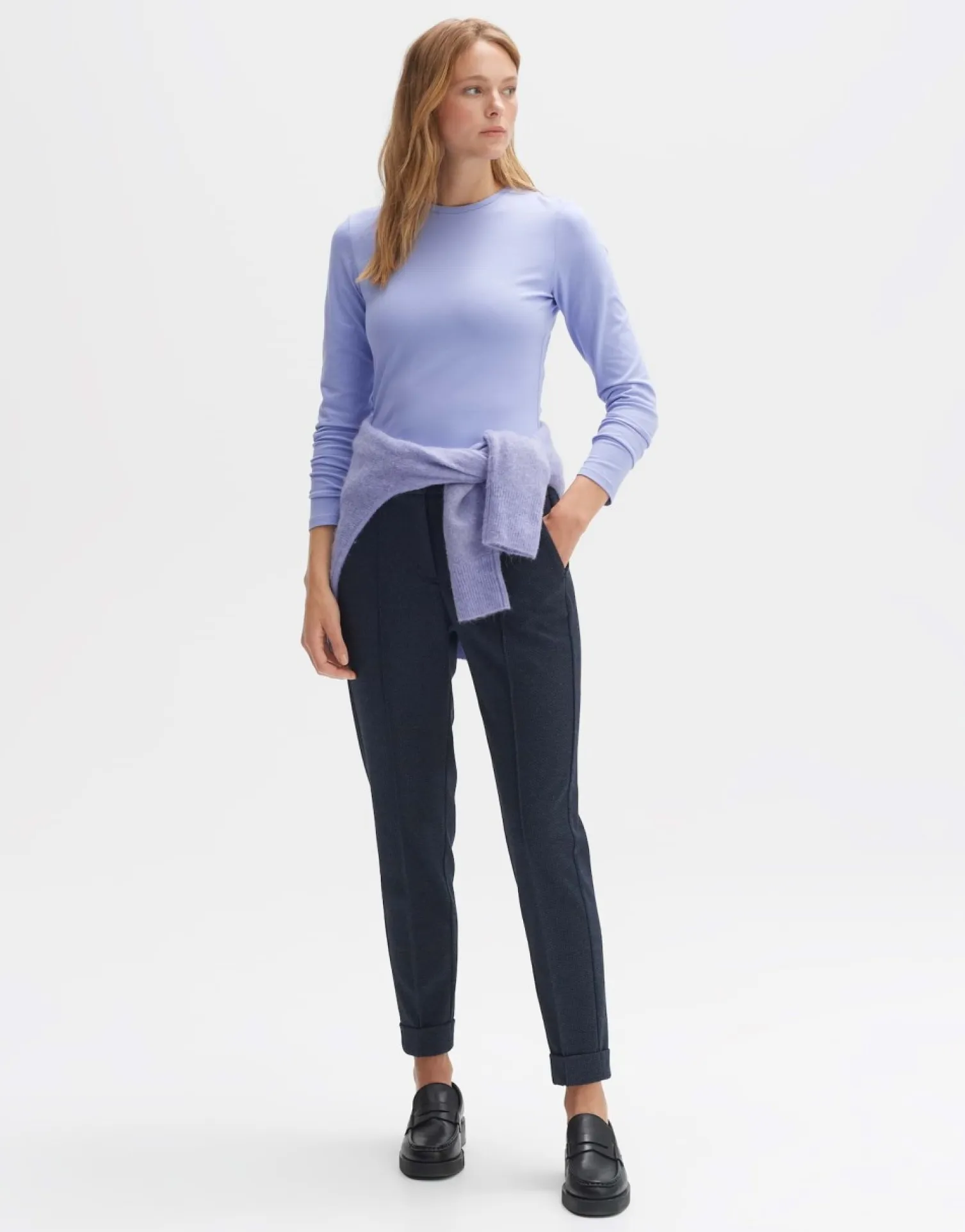 someday Fashion Shirts>Longsleeve Smilla Soft Viola