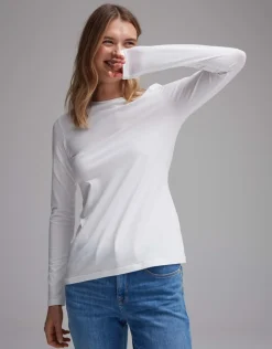 someday Fashion Shirts>Longsleeve Smilla White