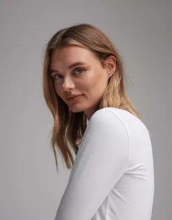 someday Fashion Shirts>Longsleeve Smilla White