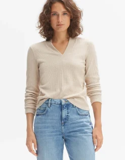 someday Fashion Shirts>Longsleeve Somoko Macadamia