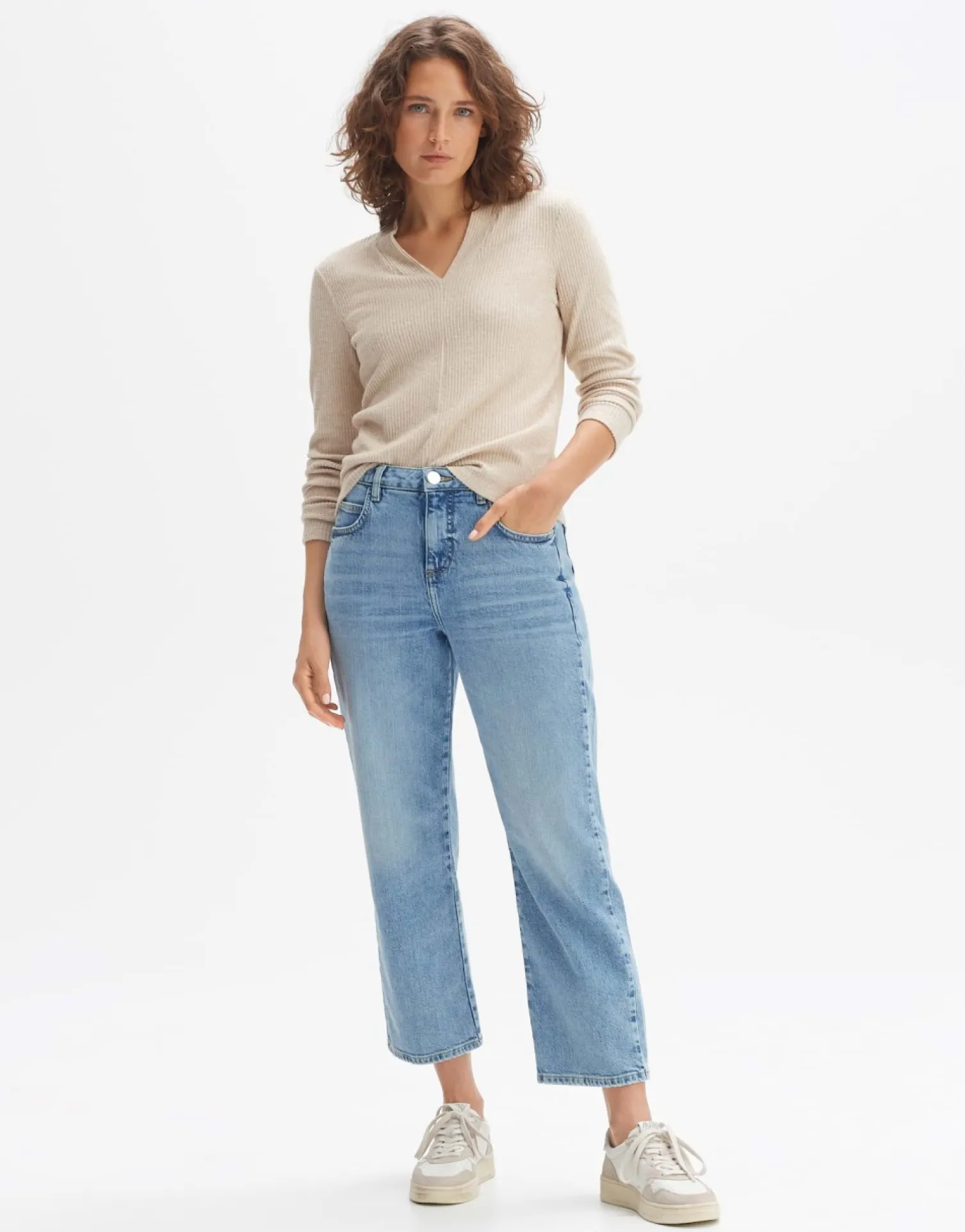 someday Fashion Shirts>Longsleeve Somoko Macadamia