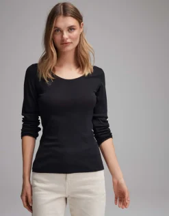 someday Fashion Shirts>Longsleeve Sorana Black