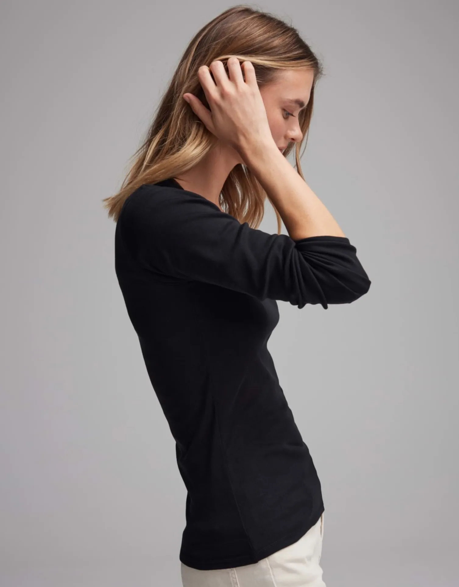 someday Fashion Shirts>Longsleeve Sorana Black