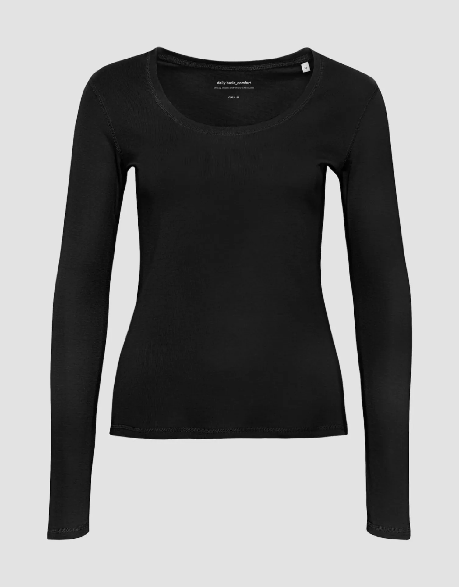 someday Fashion Shirts>Longsleeve Sorana Black