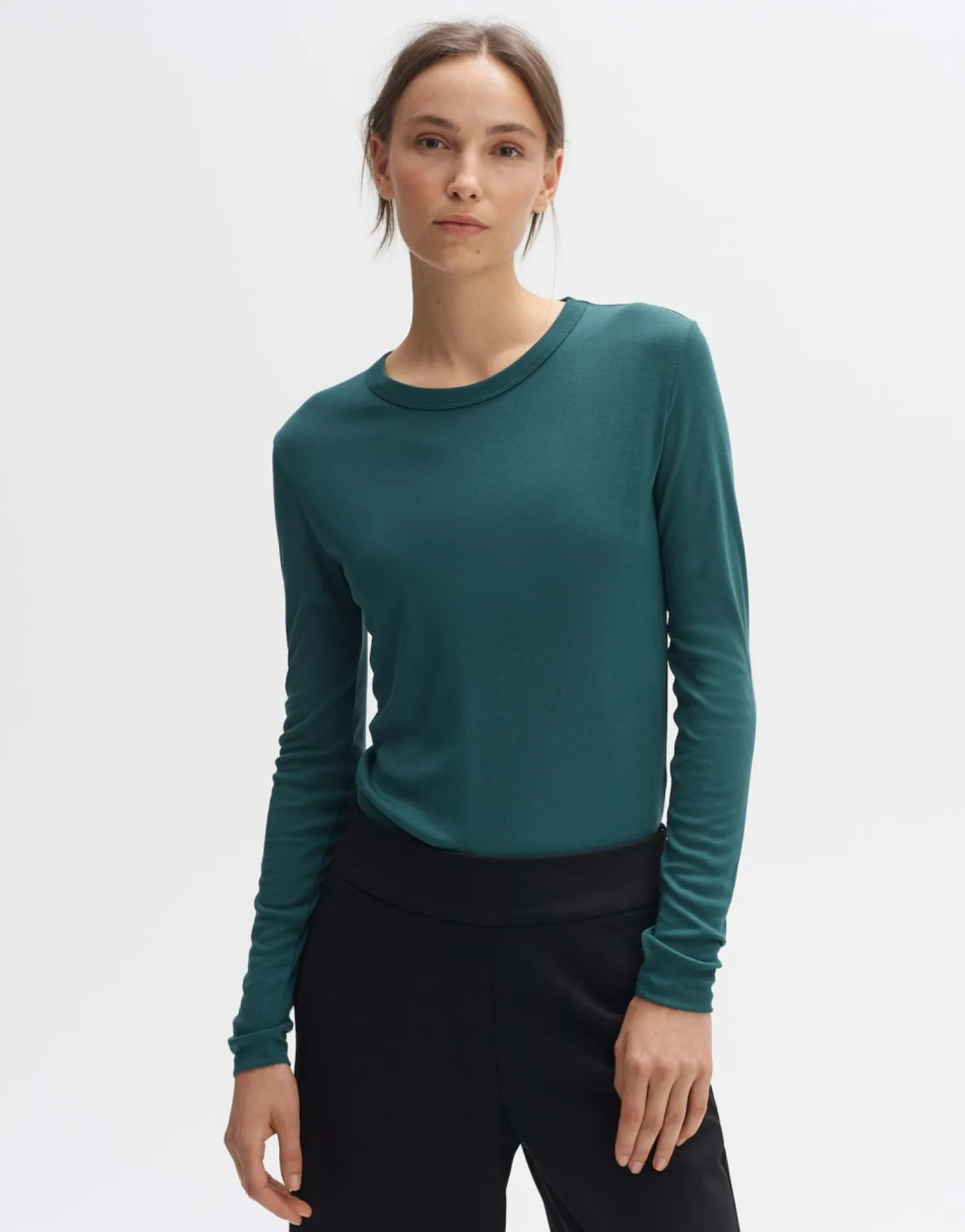 someday Fashion Shirts>Longsleeve Sueli Deep Teal