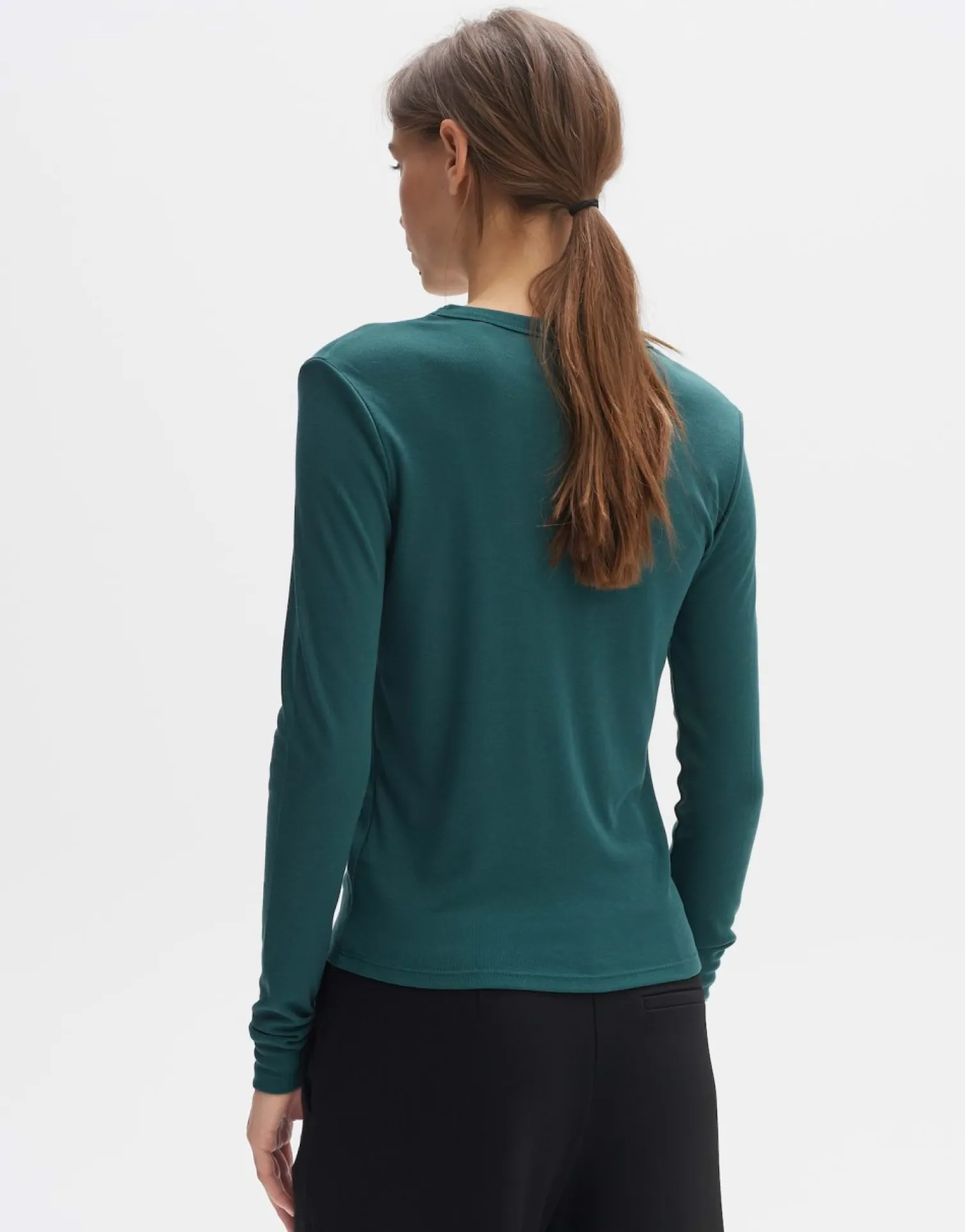 someday Fashion Shirts>Longsleeve Sueli Deep Teal