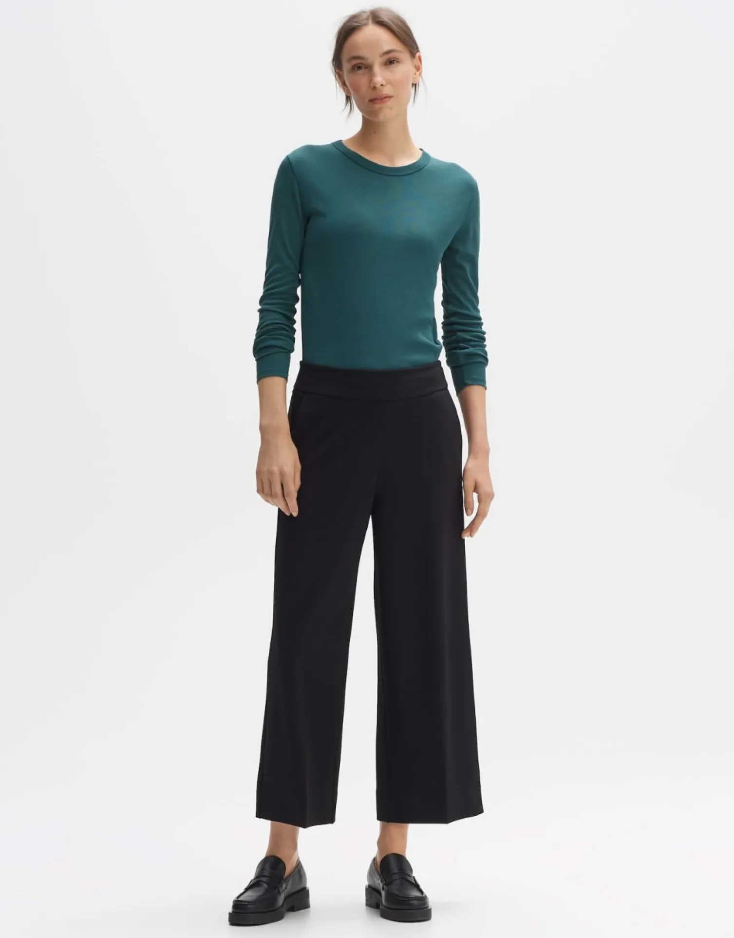 someday Fashion Shirts>Longsleeve Sueli Deep Teal