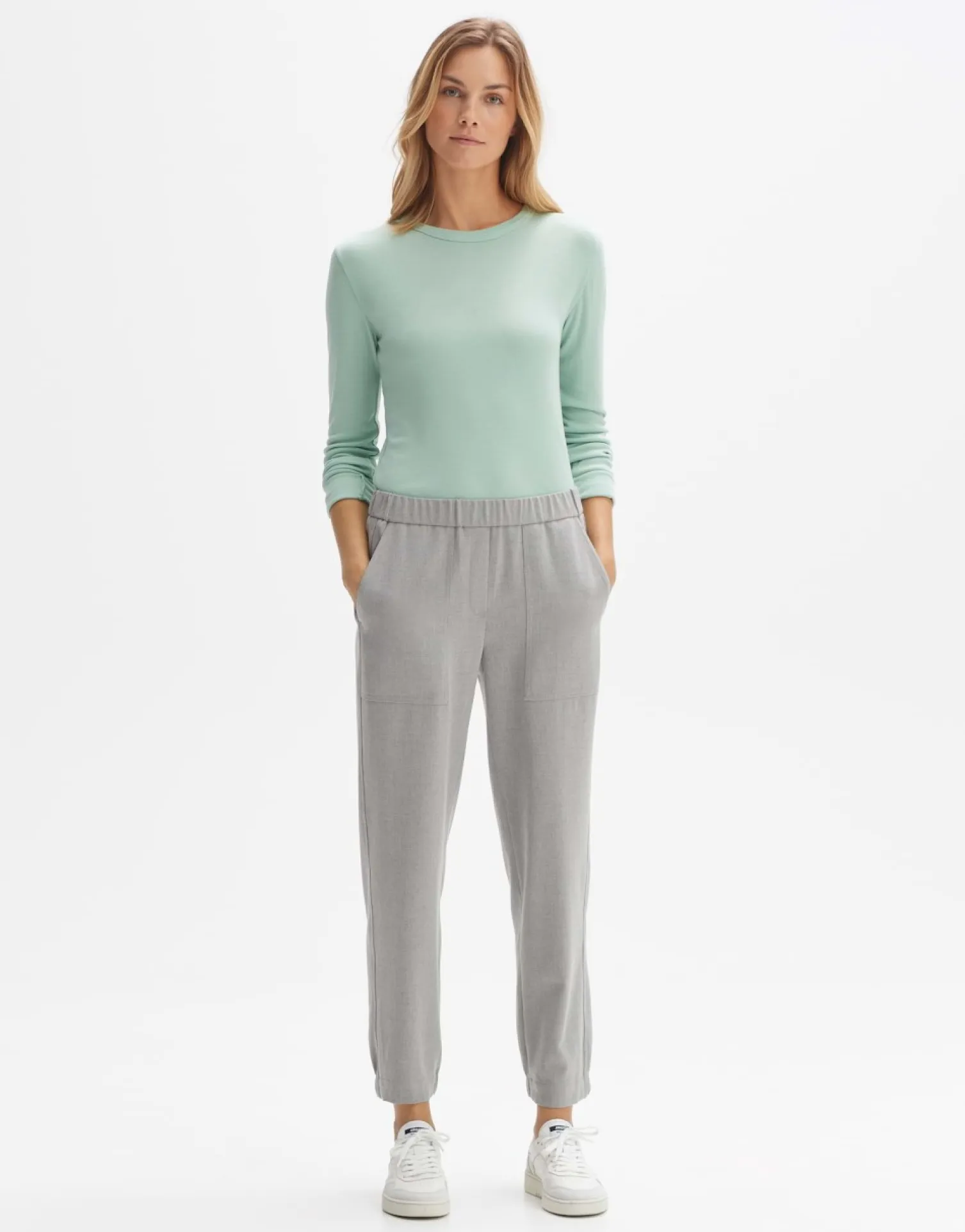 someday Fashion Shirts>Longsleeve Sueli Pale Mint