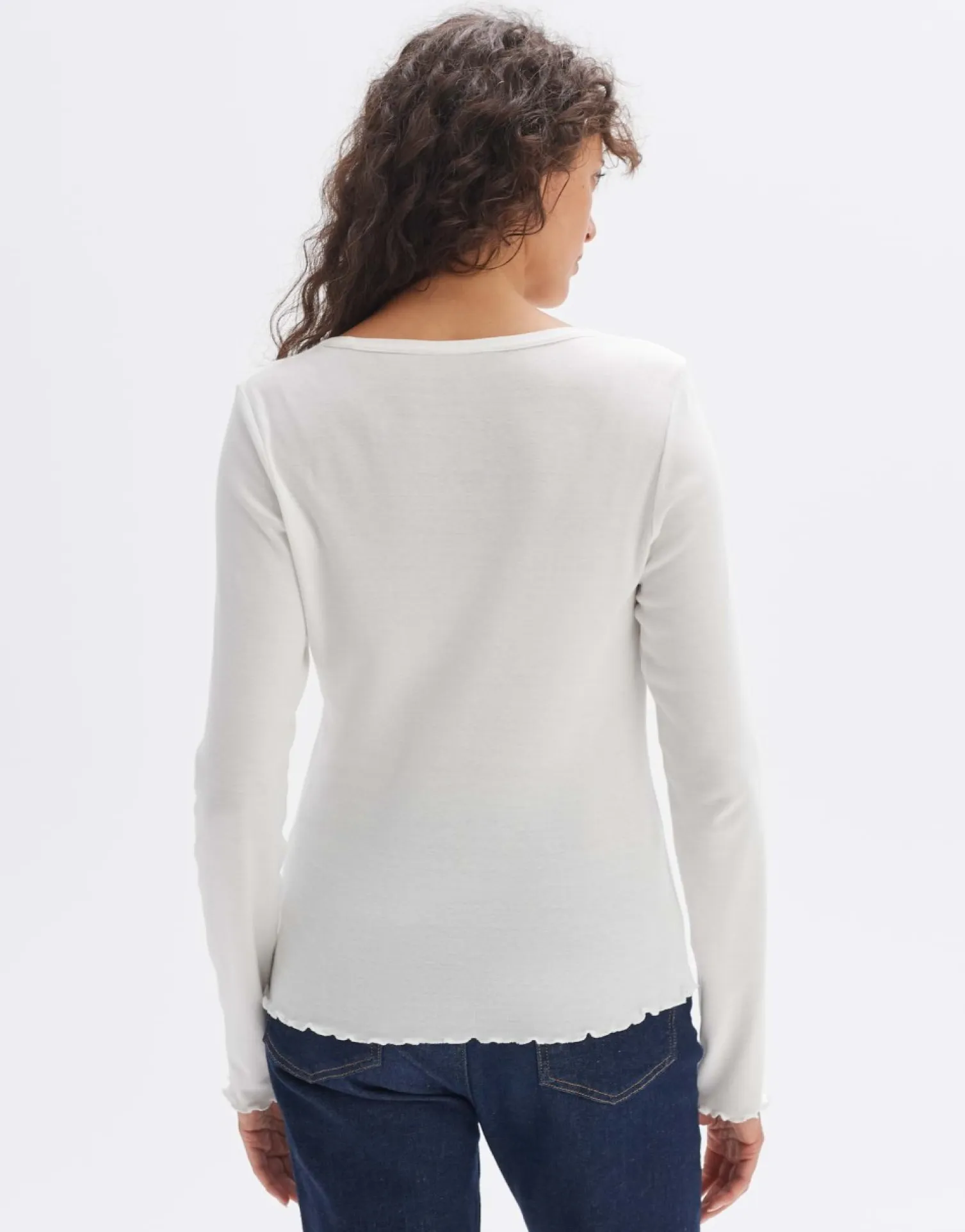 someday Fashion Shirts>Longsleeve Surbel Milk