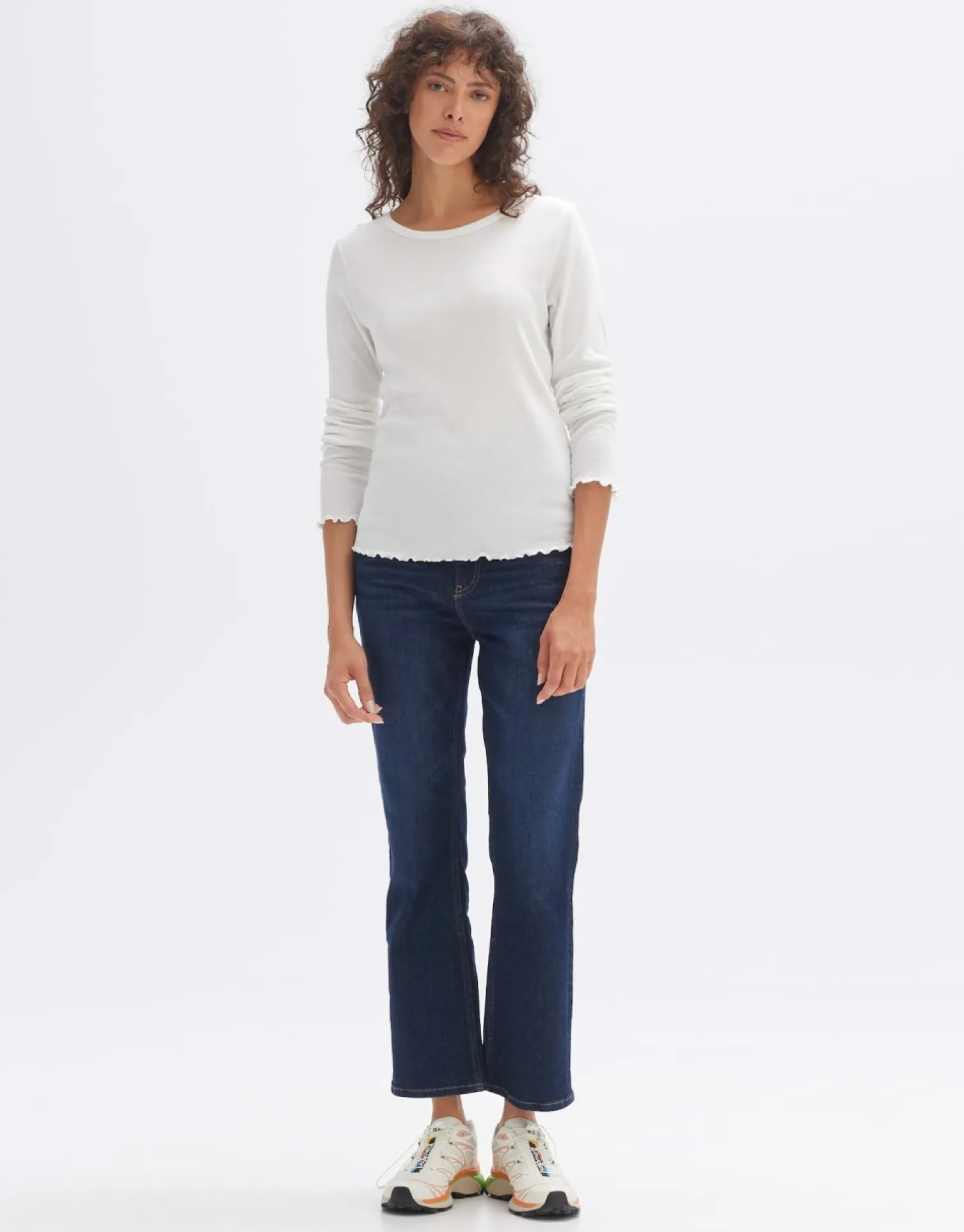 someday Fashion Shirts>Longsleeve Surbel Milk