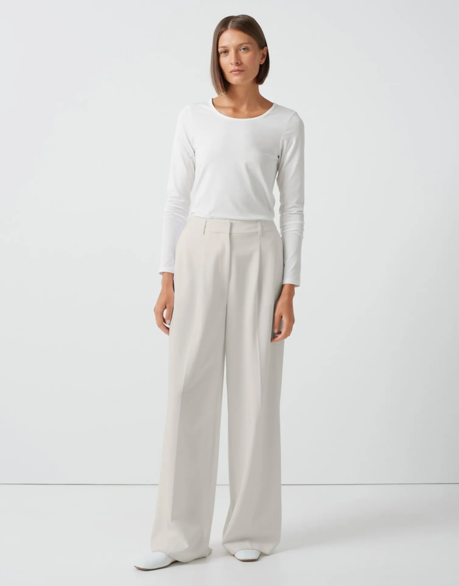 someday Fashion Broeken>Marlene Broek Celong Soft Cream