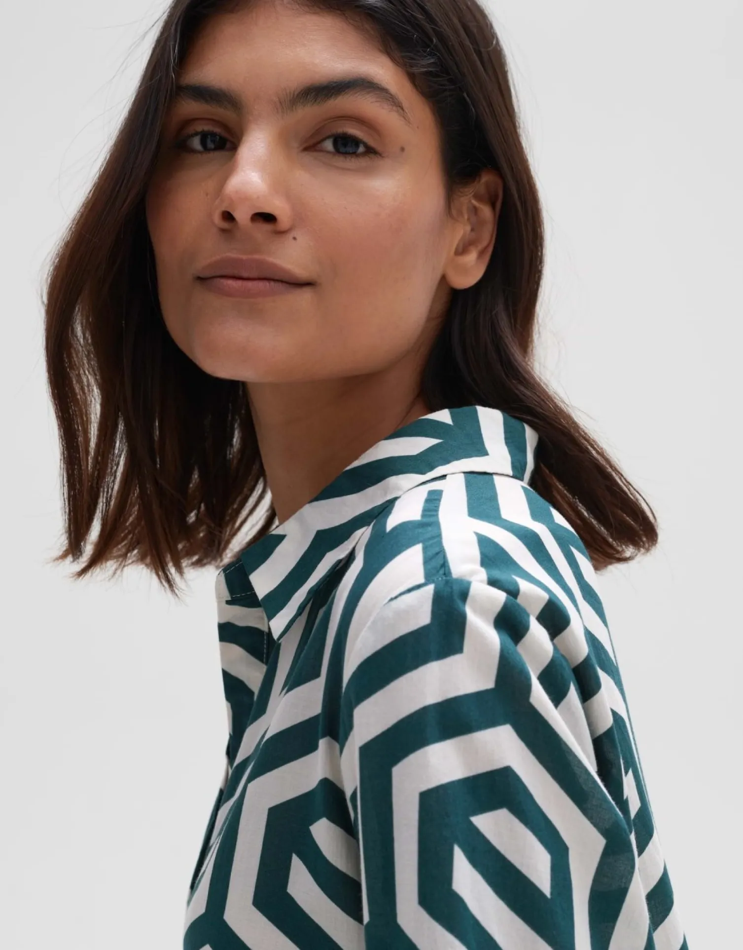 someday Fashion Jurken Rokken>Midi Jurk Werano Natural Glaze