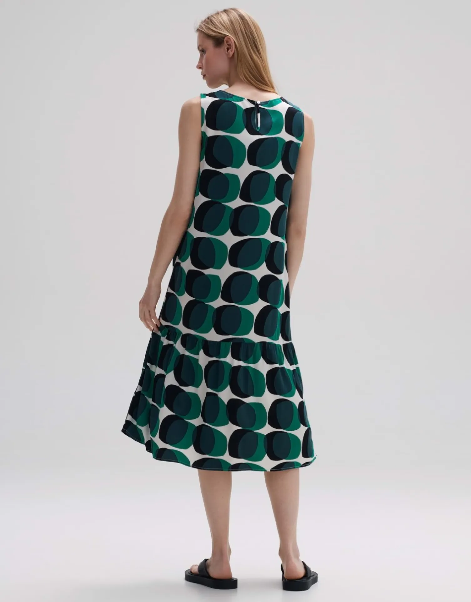 someday Fashion Jurken Rokken>Midi Jurk Wicy Witty Deep Teal