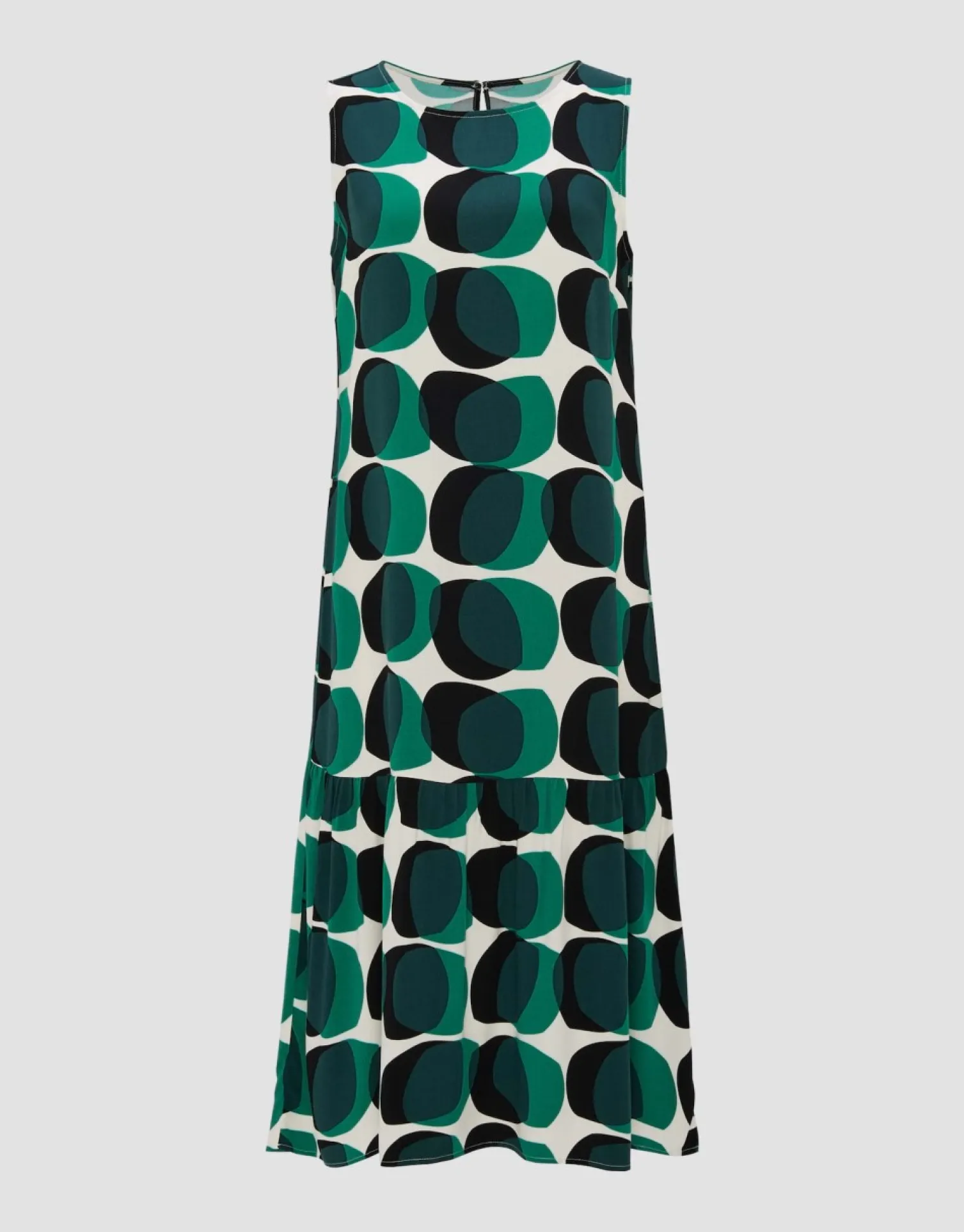 someday Fashion Jurken Rokken>Midi Jurk Wicy Witty Deep Teal