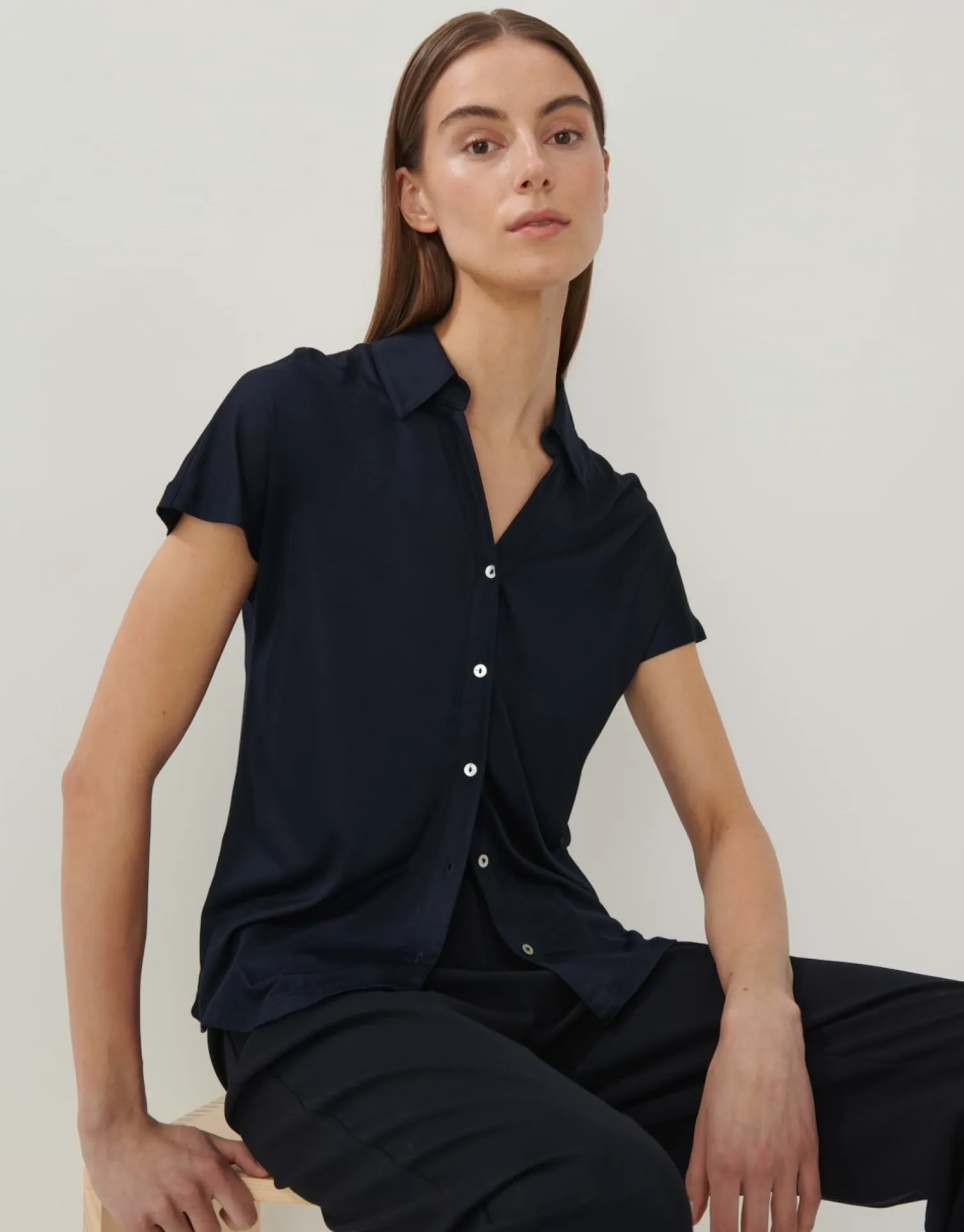 someday Fashion Shirts>Overhemd Kedina Ocean