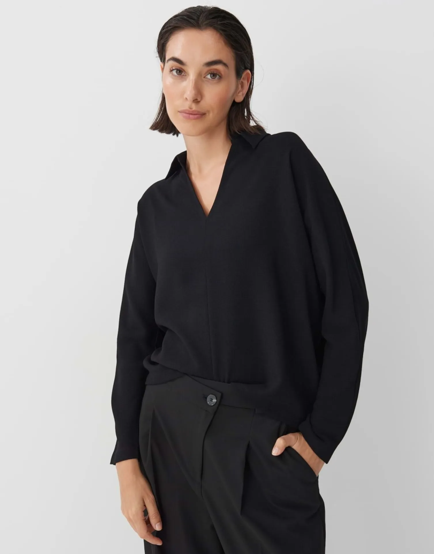 someday Fashion Shirts>Overhemd Kiby Black