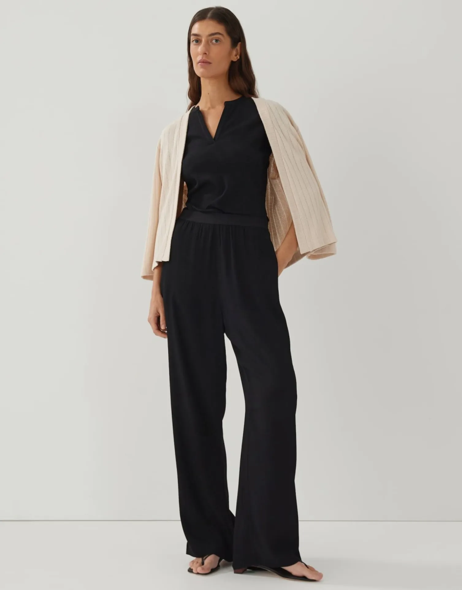 someday Fashion Shirts>Overhemd Kleoh Detail Black