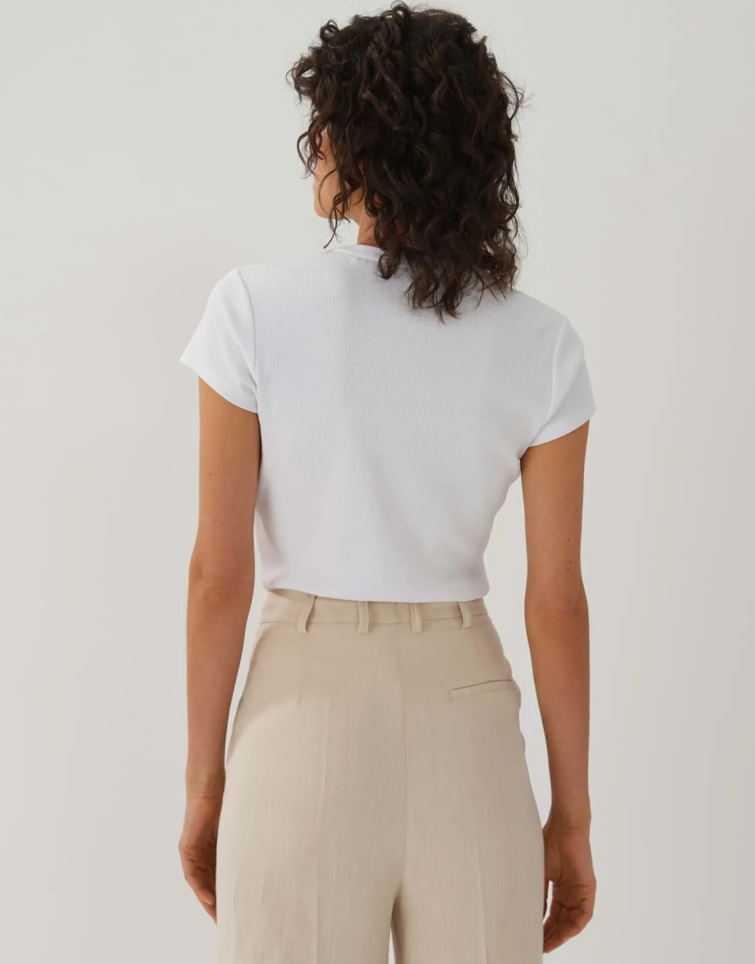 someday Fashion Shirts>Overhemd Kleoh Detail White
