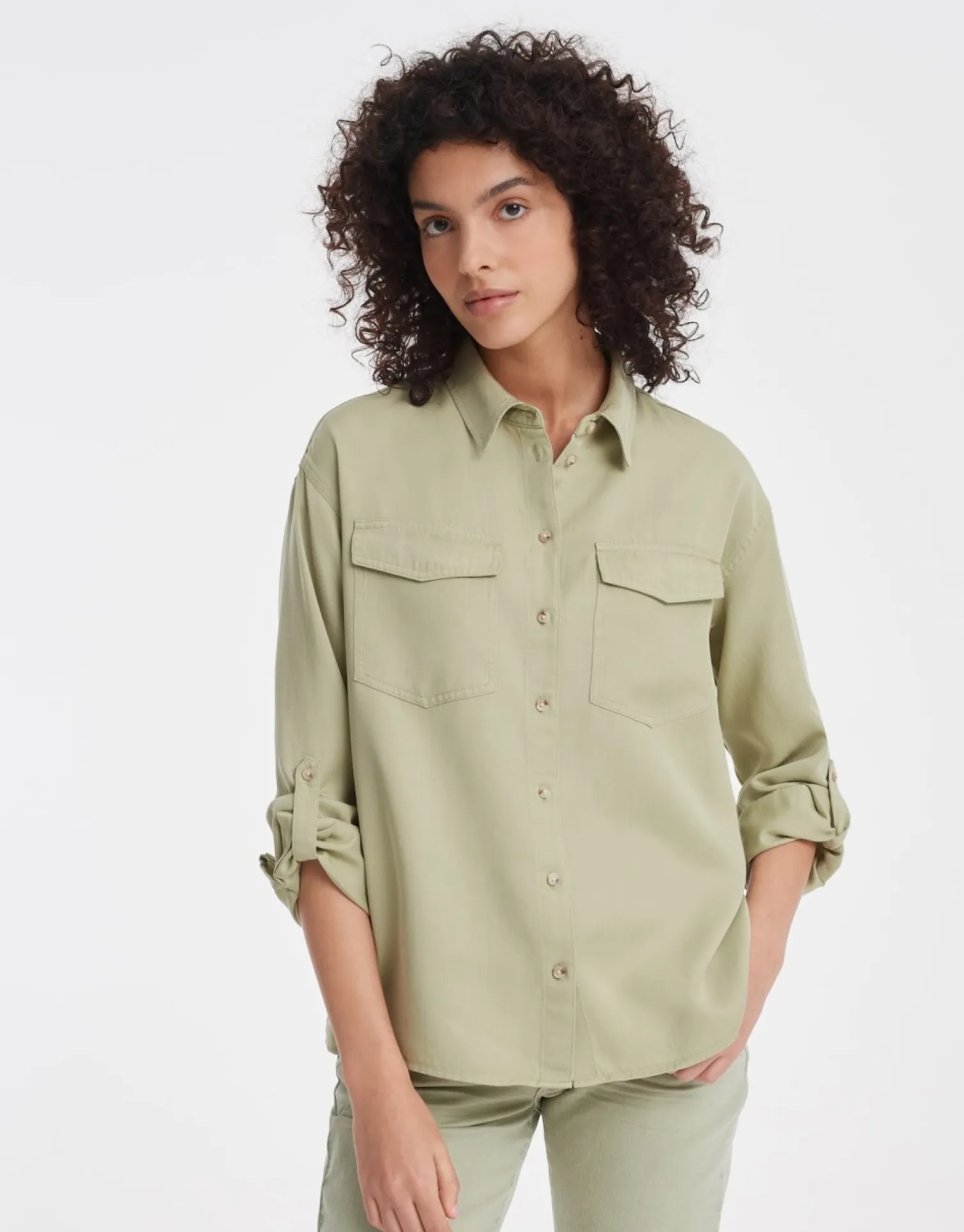 someday Fashion Blouses>Overhemdblouse Fappel Summer Pear
