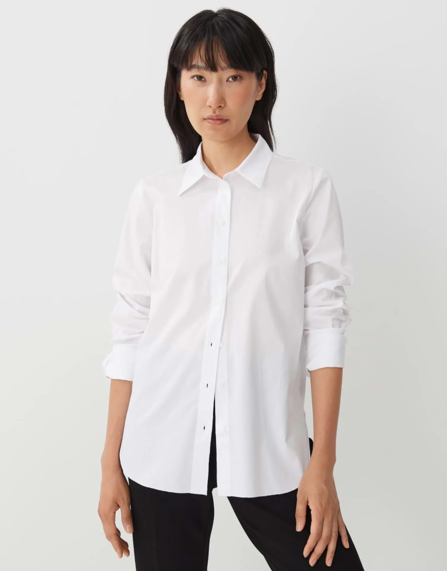 someday Fashion Blouses>Overhemdblouse Zippi White